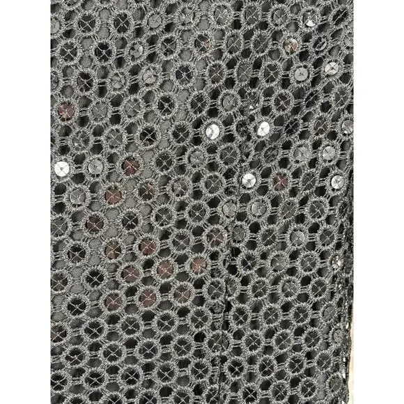 NWOT Designer Lily Pulitzer Black Sequin Aaliyah Dress Size 4 - Picture 5 of 16